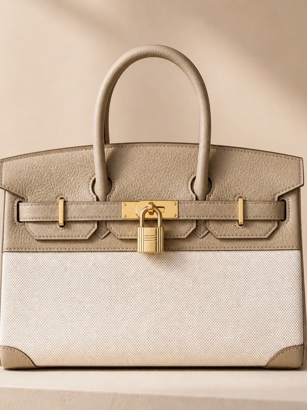 Beautiful Custom Designer Shoulder bag (Light Gray)